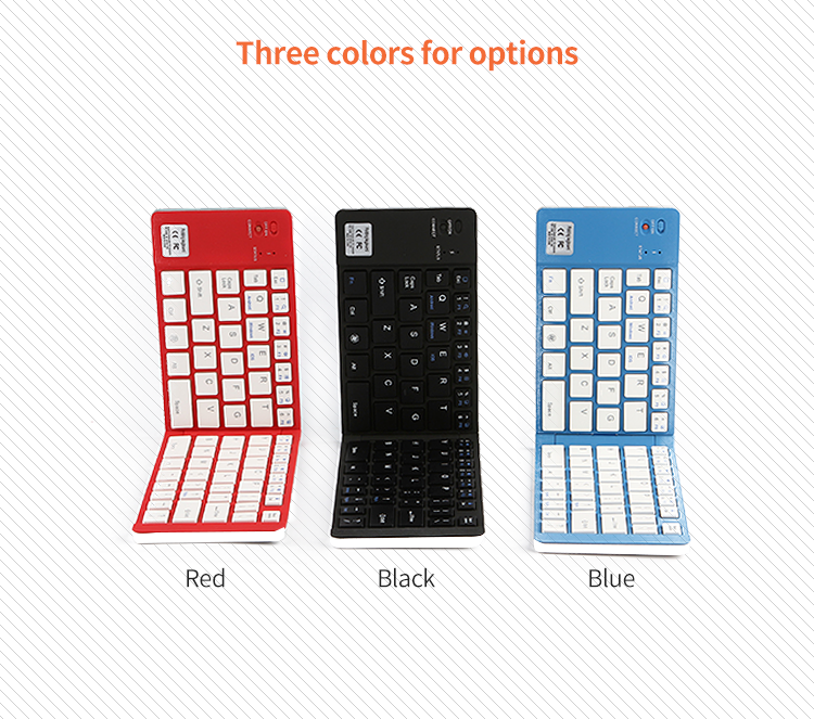 Tri-foldable Wireless Bluetooth Keyboard(图3)