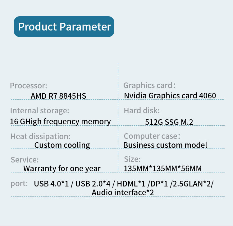 AMD Mini PC Windows 10 Pro Small Computer(图3)