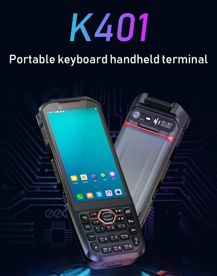 Advanced Android 13 Personal Digital Assistant with RFID, Barcode Scanner, and Data Logger K401(图1)